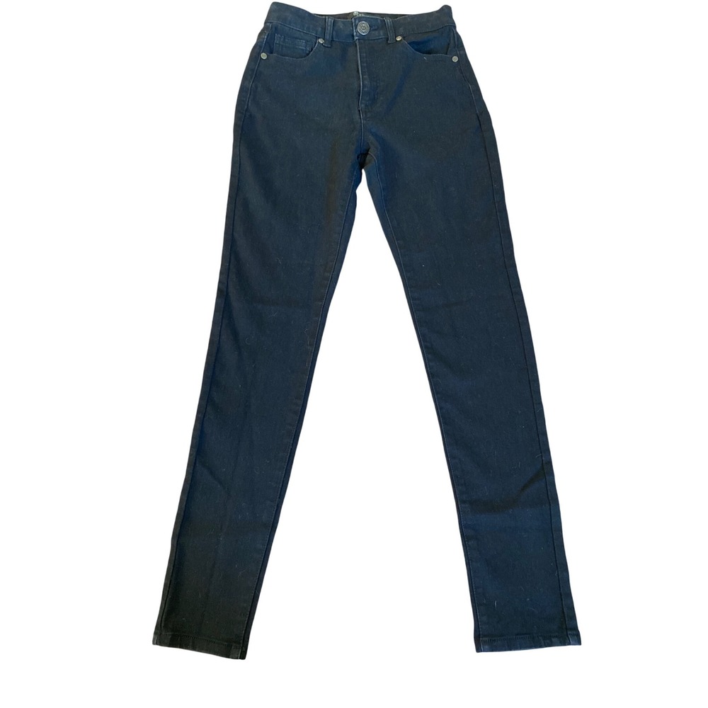 April Jeans‎ Black Skinny Stretch Denim Pants Classic Everyday Wear Size 5